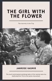 The girl with the flower cover